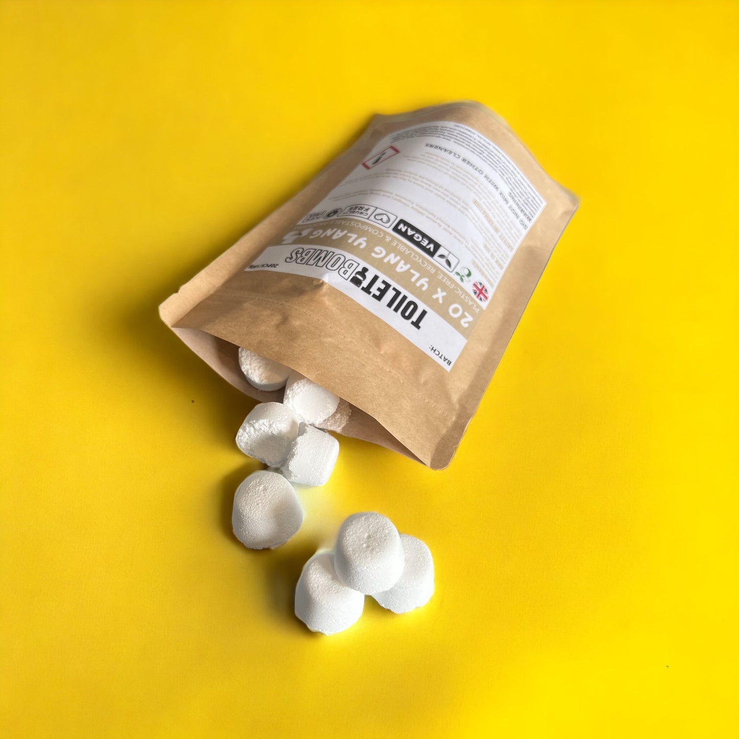 Ylang Ylang Toilet Refresher Bombs - 20 Per Pack