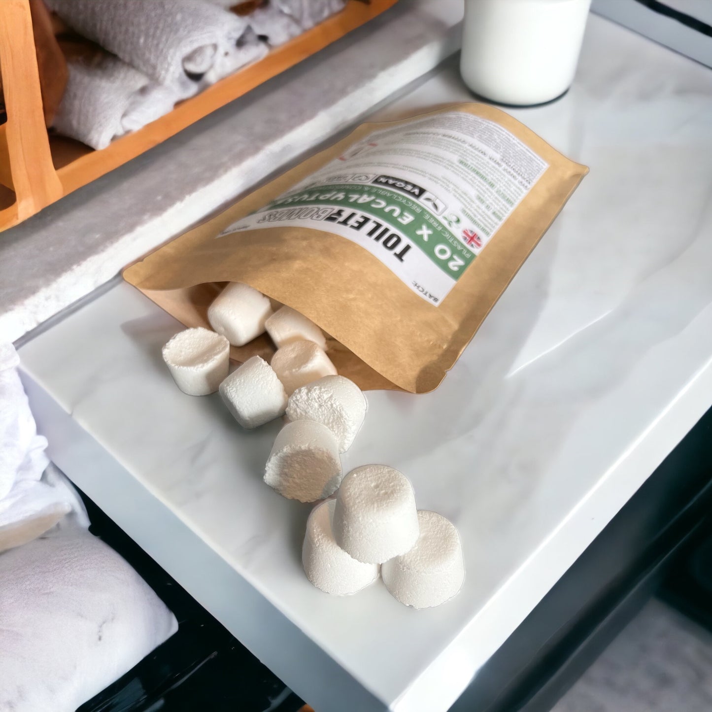 Eucalyptus Toilet Refresher Bombs - 20 Per Pack