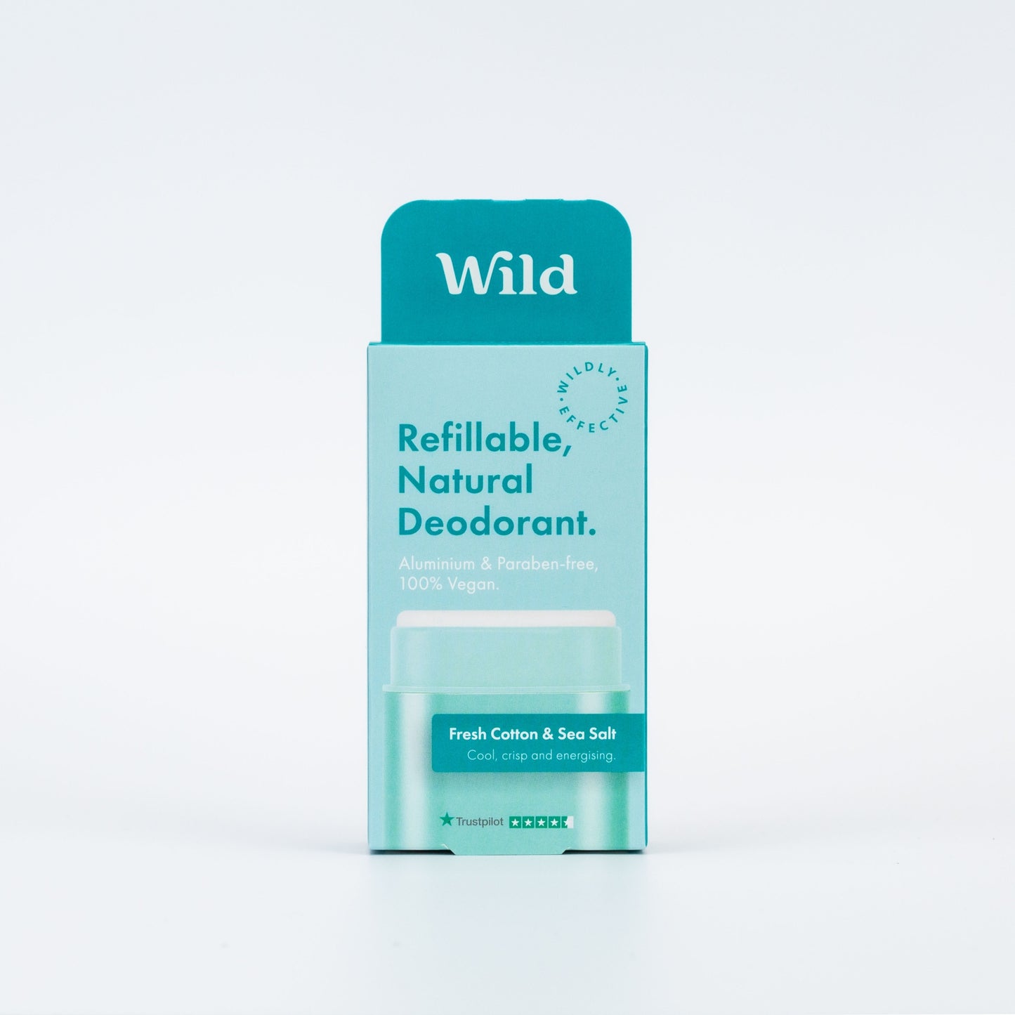 Wild Aqua Case + Fresh Cotton & Sea Salt Deo Refill