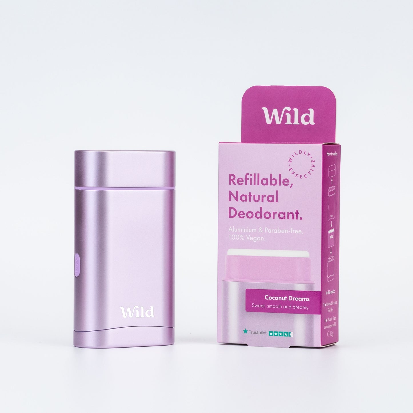 Wild Purple Case + Coconut Dreams Deo Refill