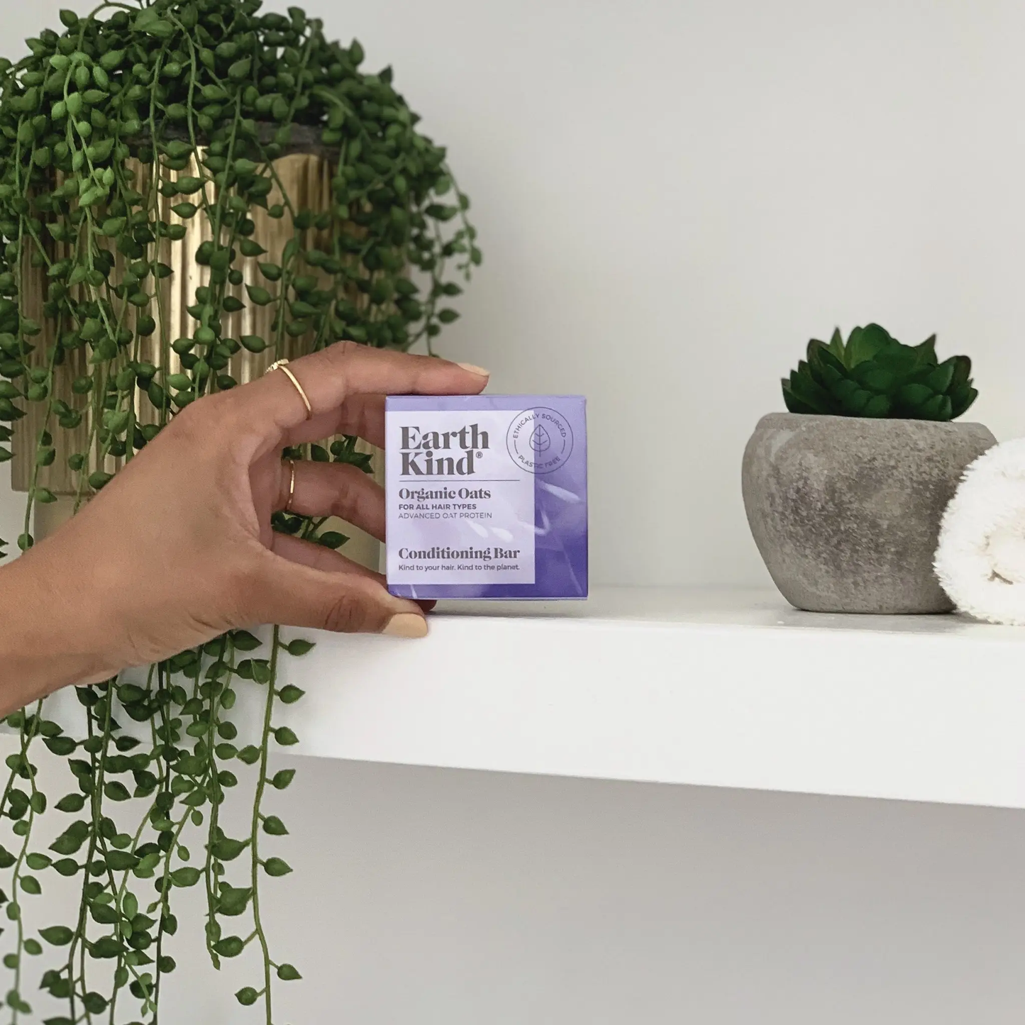 Organic Oats Conditioning Bar for ALL Hair Types (50g)