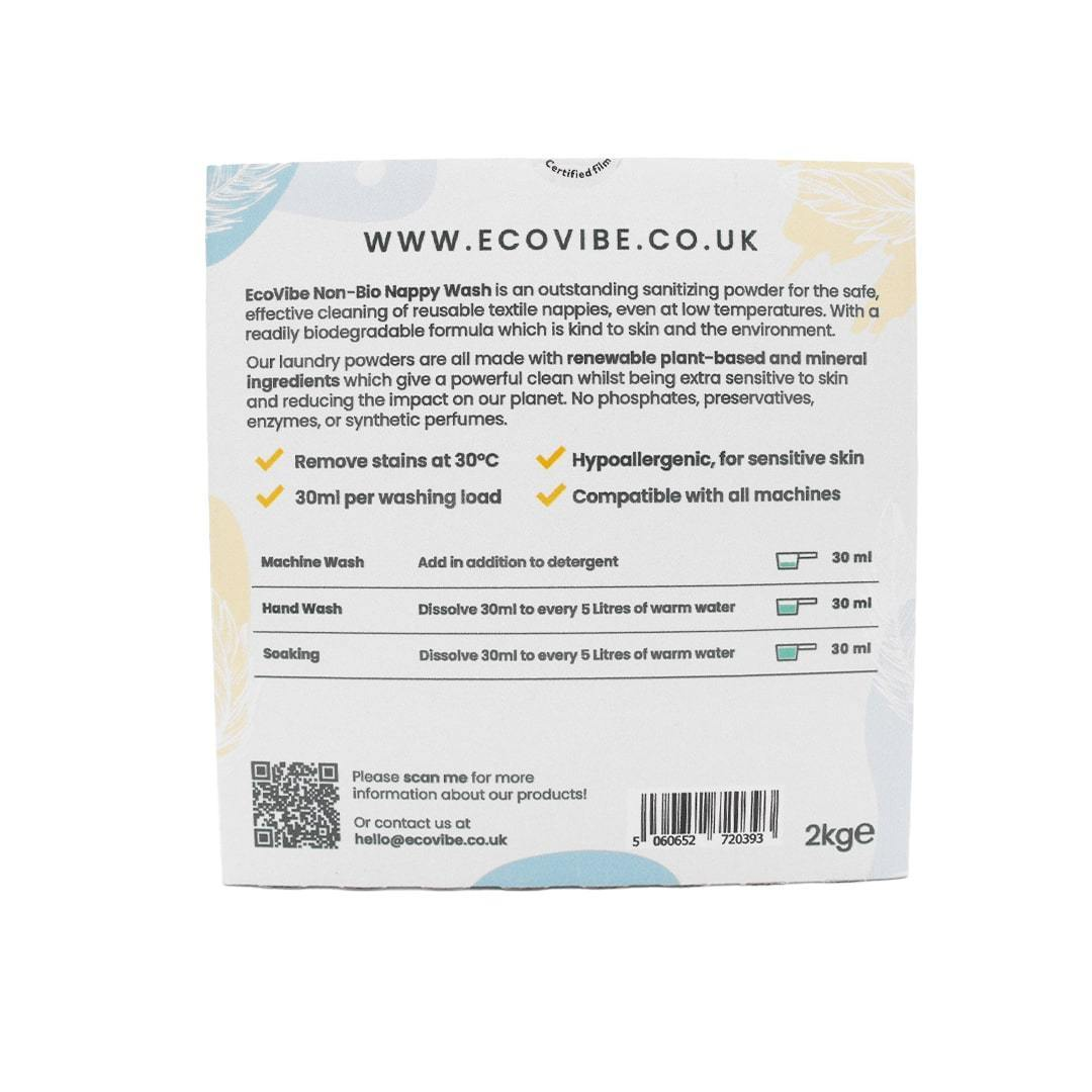 Non-Bio Nappy Wash Fragrance Free (2kg)