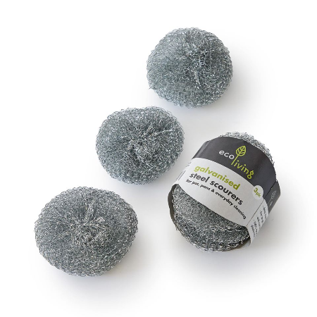 Steel Scourers - 3 Pack - Eco Earth Market