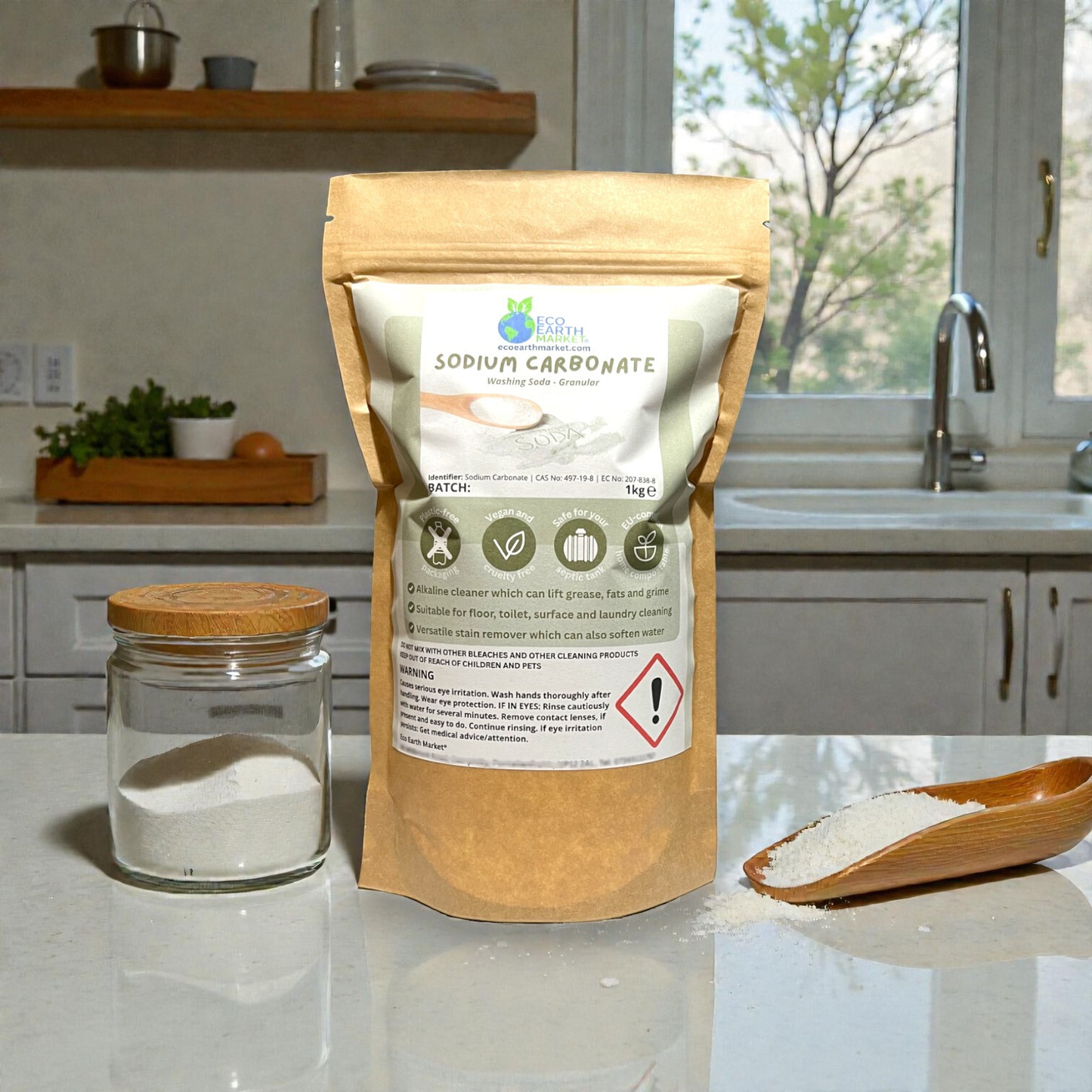 Sodium Carbonate 1kg - Washing Soda