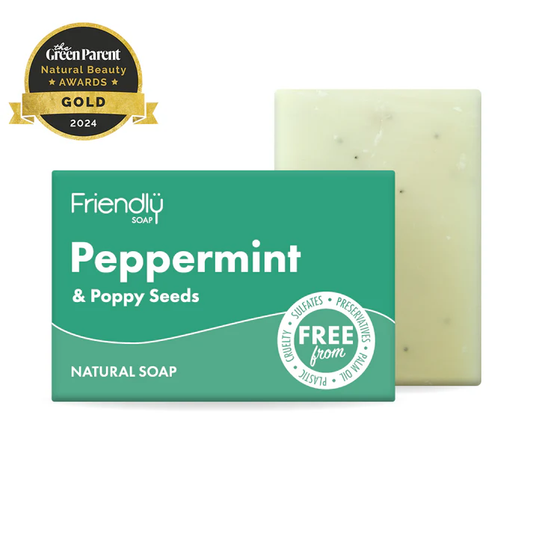 Peppermint & Poppy Seed Soap (95g)