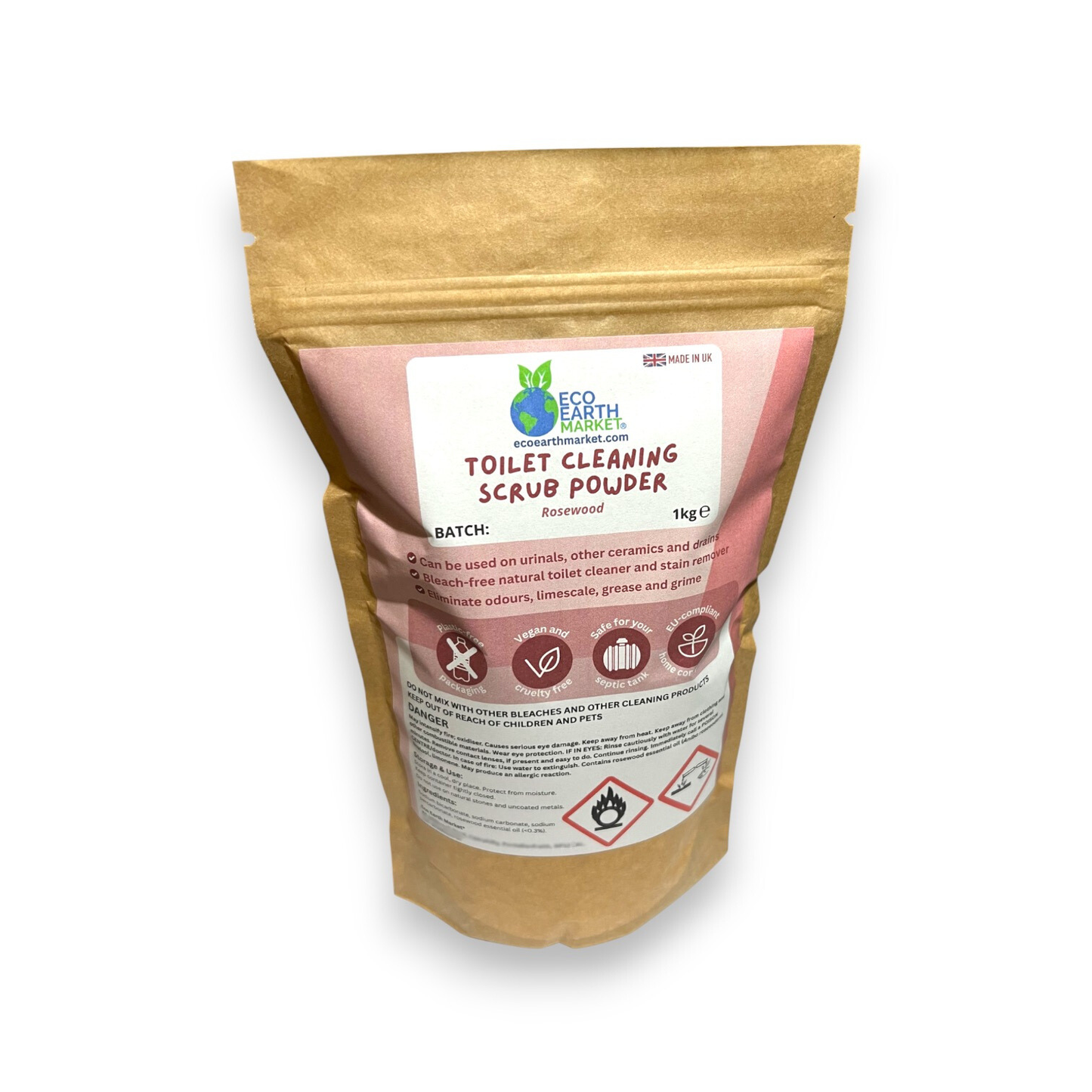 Rosewood Toilet Cleaning Scrub Powder 1kg