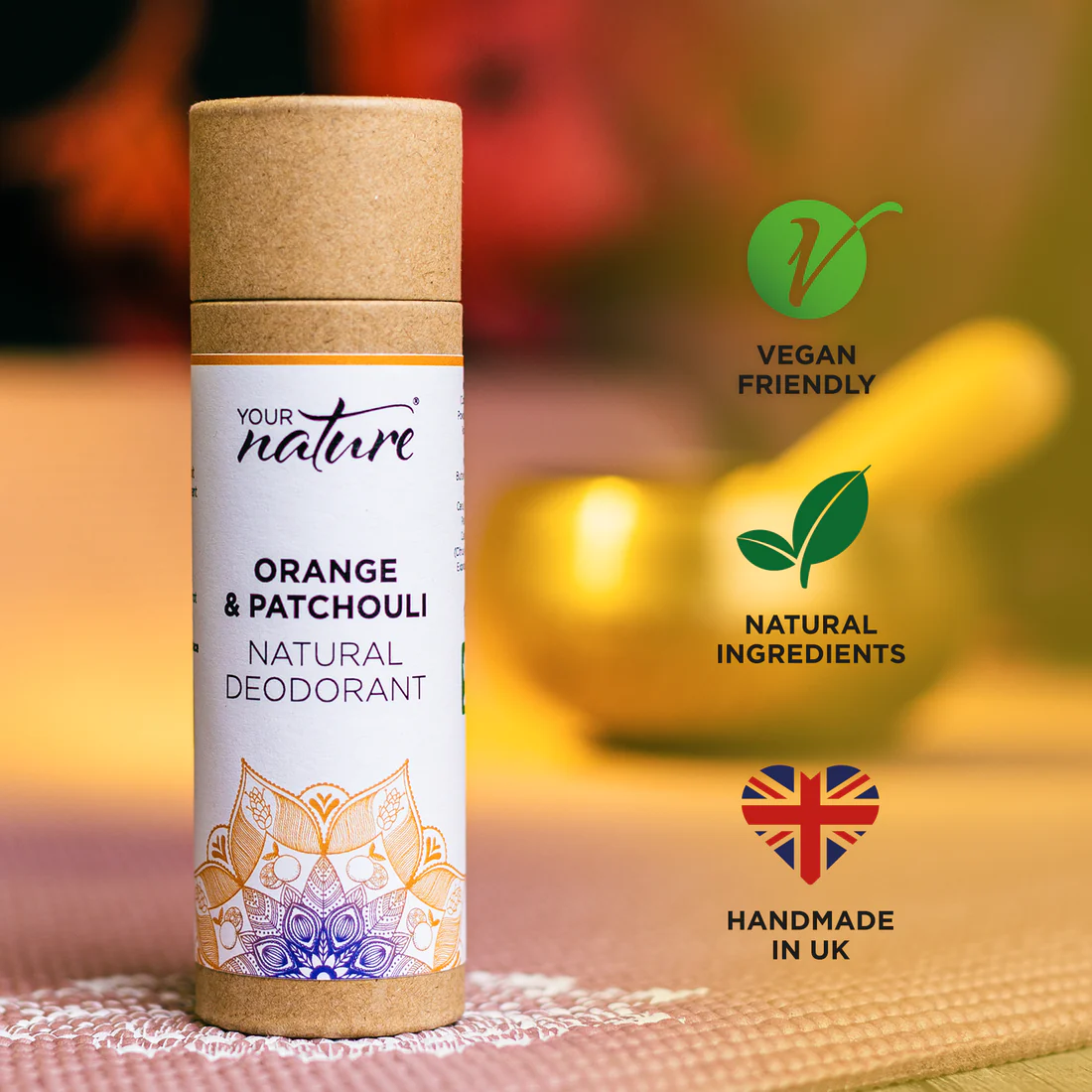 Orange & Patchouli Natural Deodorant (70g)