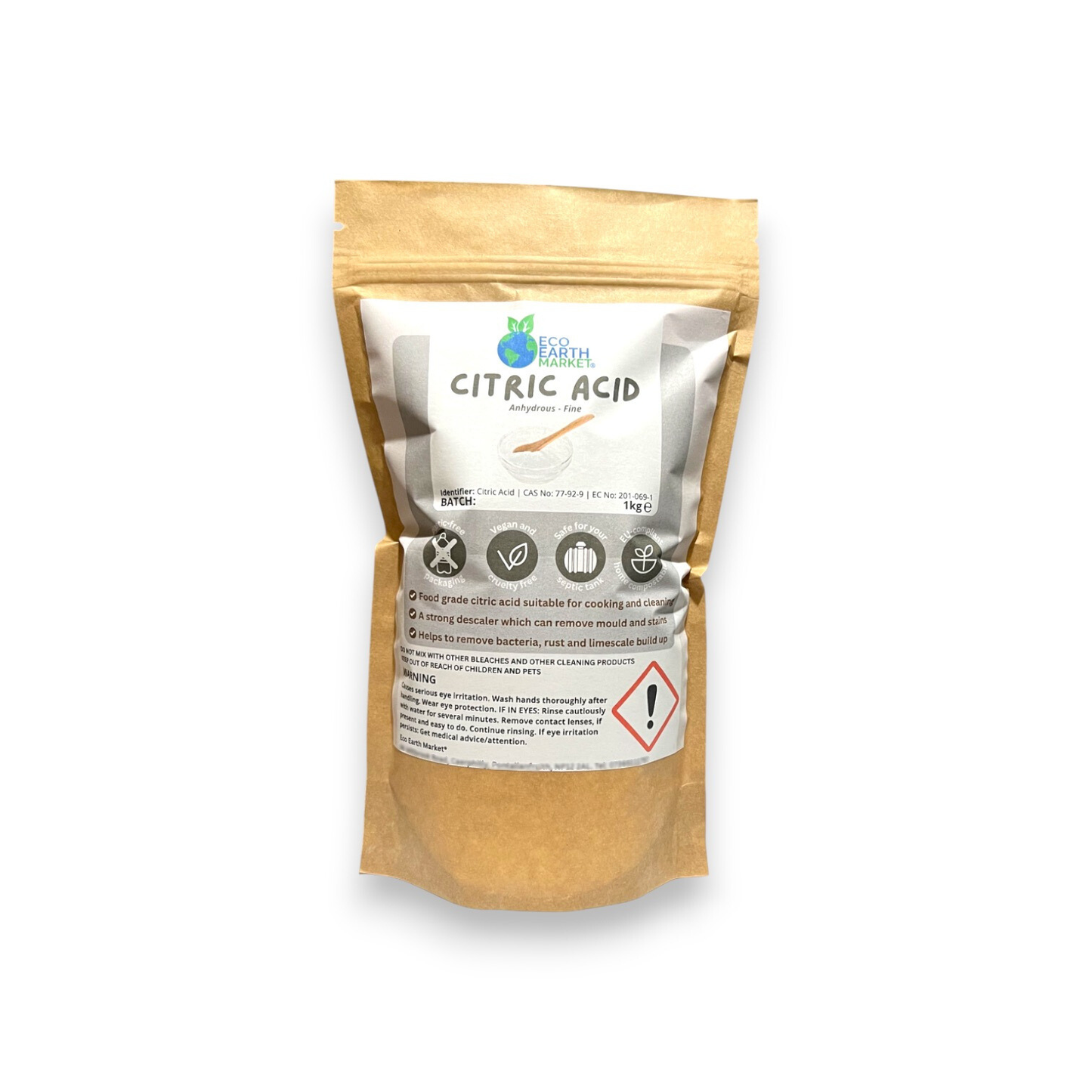Citric Acid 1kg - Anhydrous