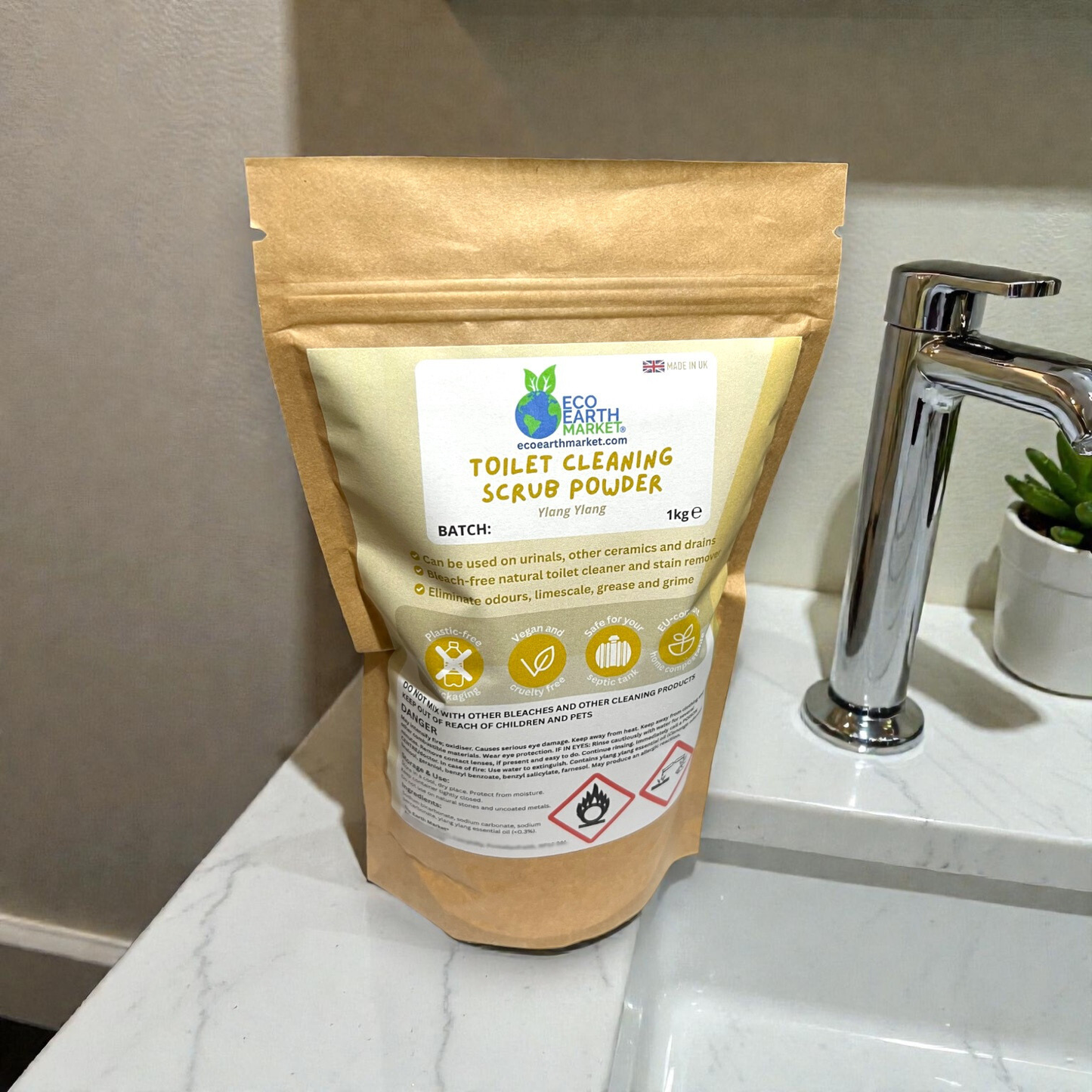 Ylang Ylang Toilet Cleaning Scrub Powder 1kg