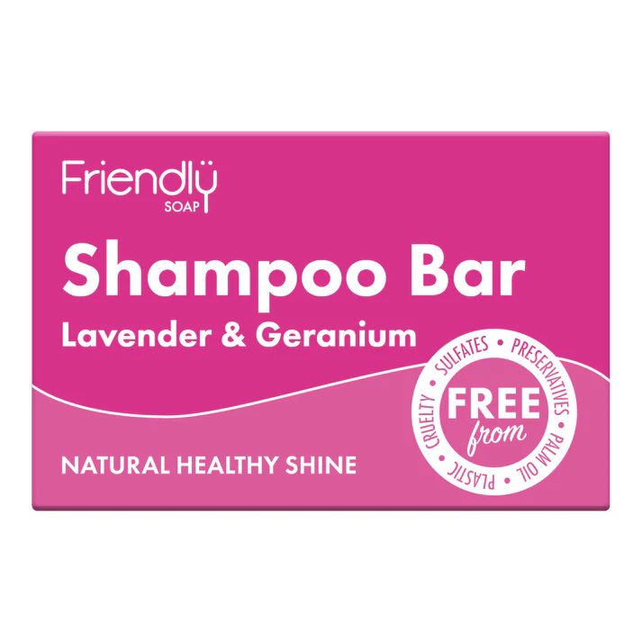 Lavender & Geranium Shampoo Bar (95g)