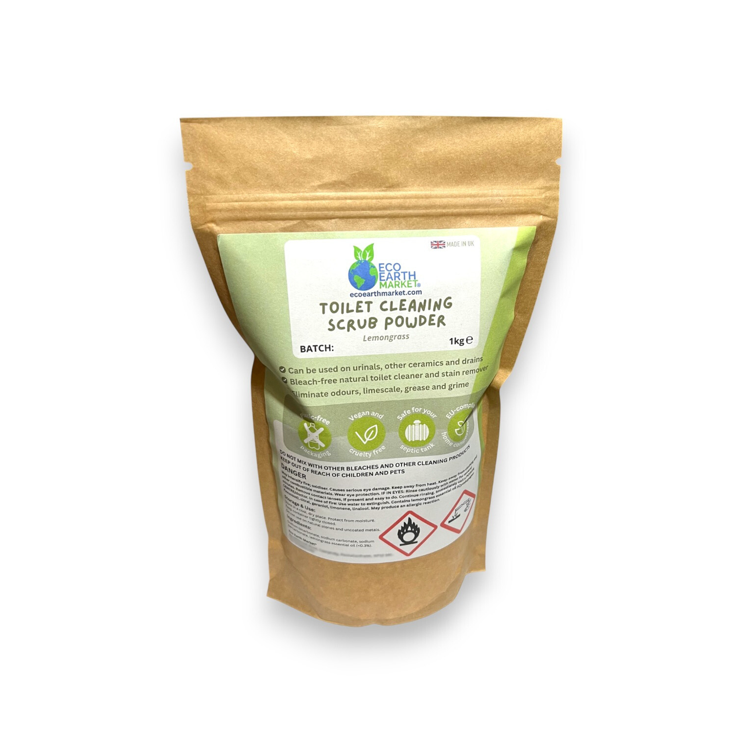 Lemongrass Toilet Cleaning Scrub Powder 1kg