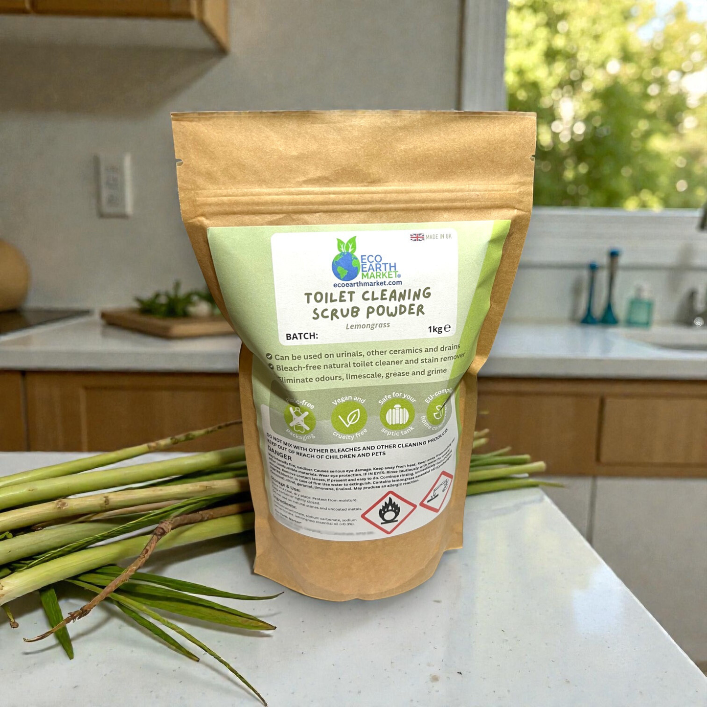 Lemongrass Toilet Cleaning Scrub Powder 1kg