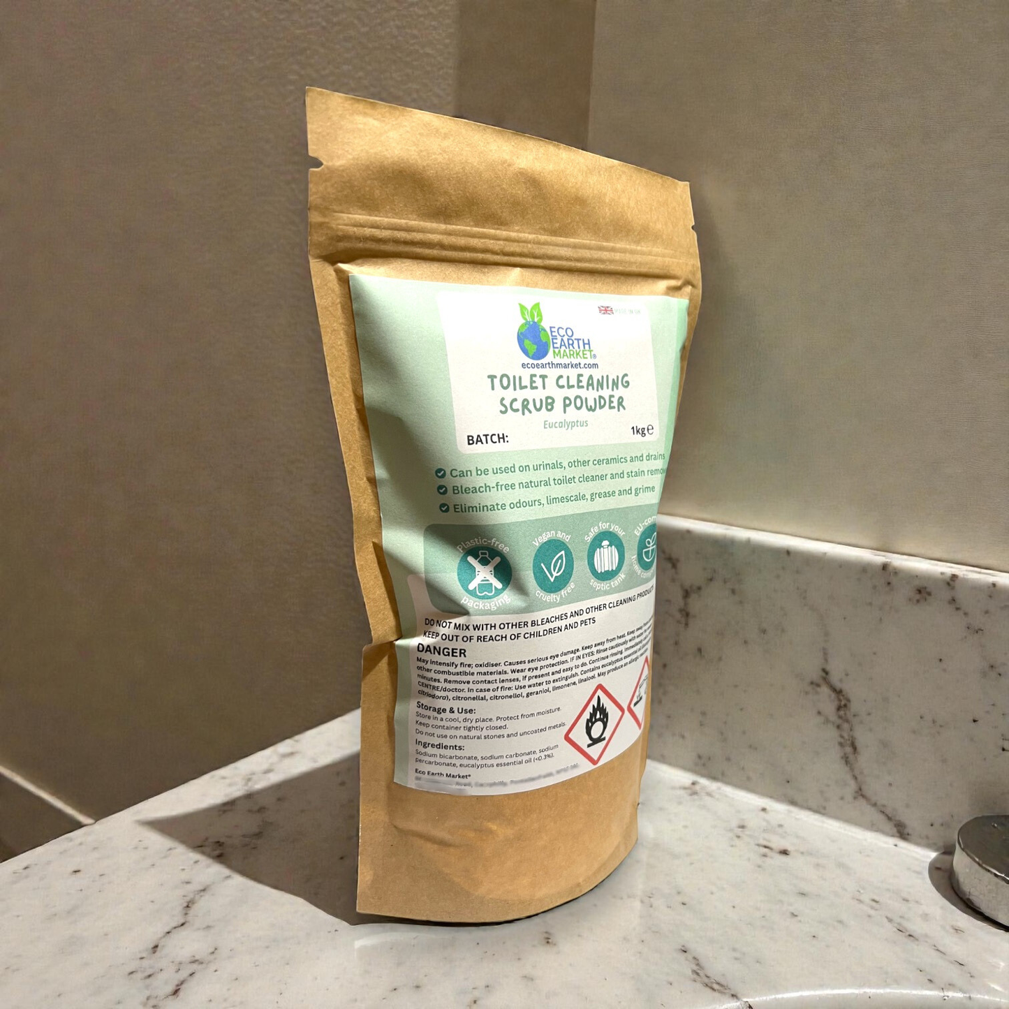 Eucalyptus Toilet Cleaning Scrub Powder 1kg