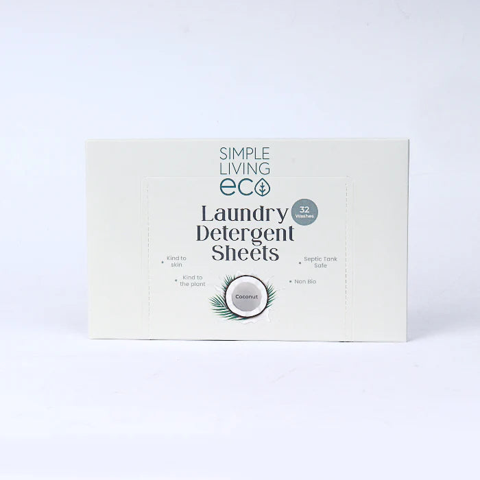 Non-Bio Laundry Detergent Sheets | Simple Living Eco (64 Washes)