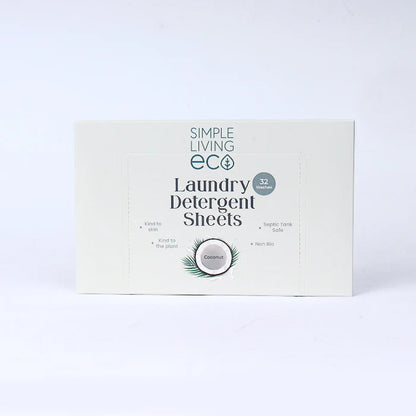 Non-Bio Laundry Detergent Sheets | Simple Living Eco (64 Washes)
