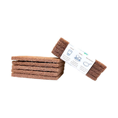 Coconut Dish Scrubbers - Pack of 5 Scourers