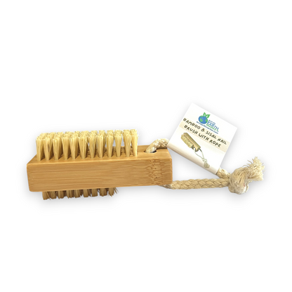 Bamboo & Sisal Nail Brush With Rope