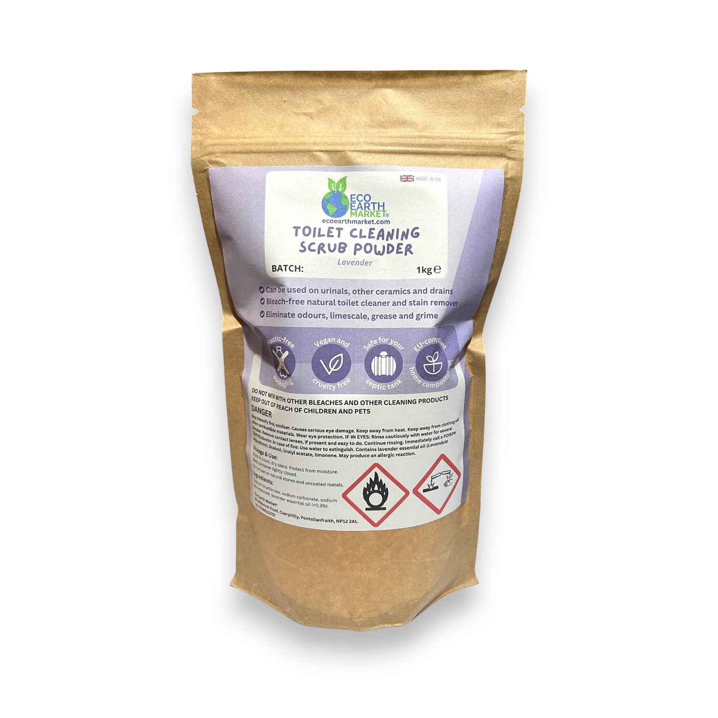 Lavender Toilet Cleaning Scrub Powder 1kg