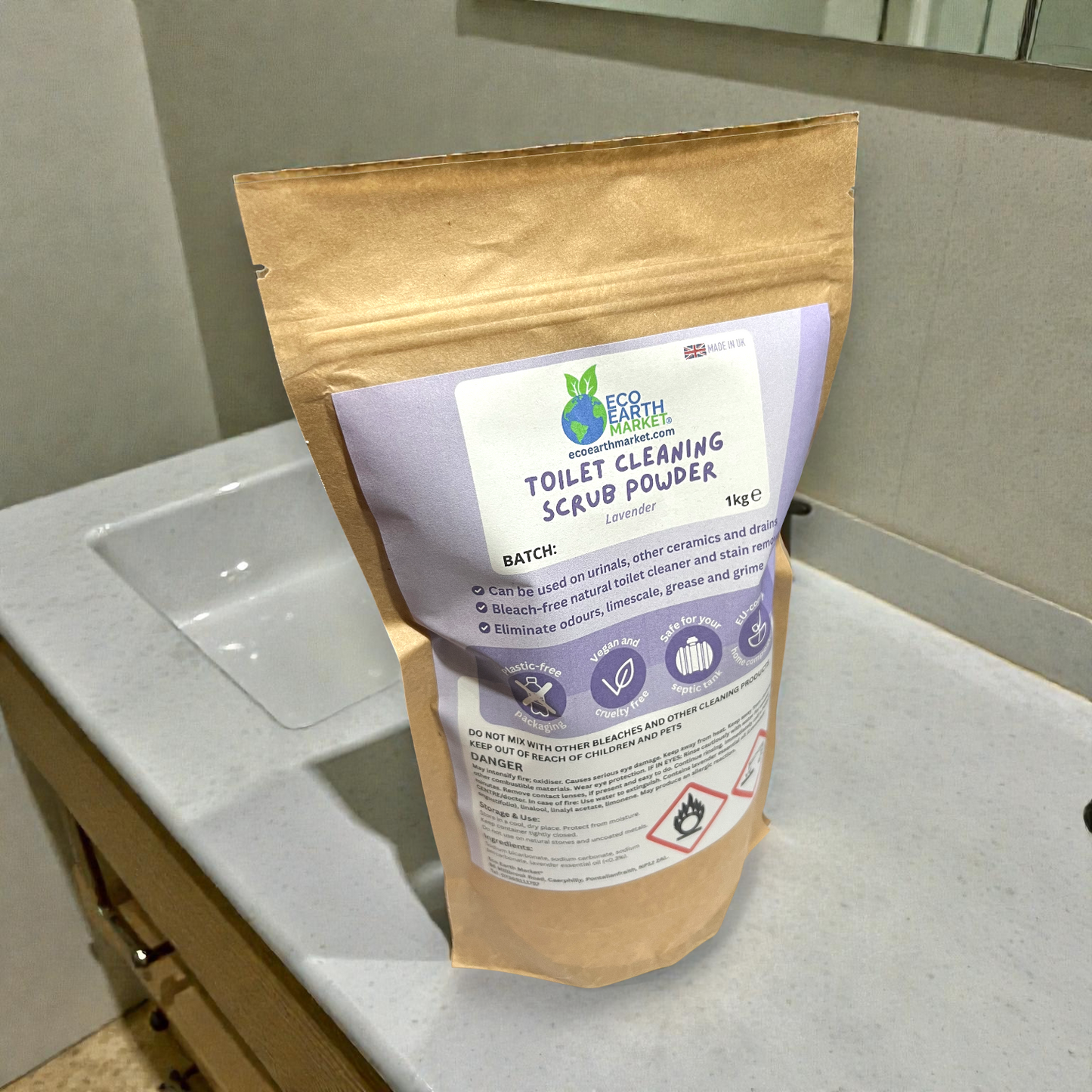 Lavender Toilet Cleaning Scrub Powder 1kg