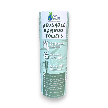 Reusable Bamboo Kitchen Towels