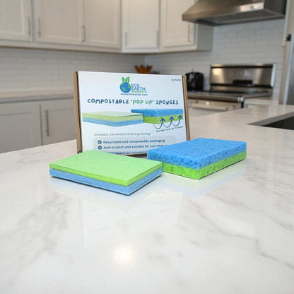 Compostable 'Pop Up' Sponges (10 Pack)