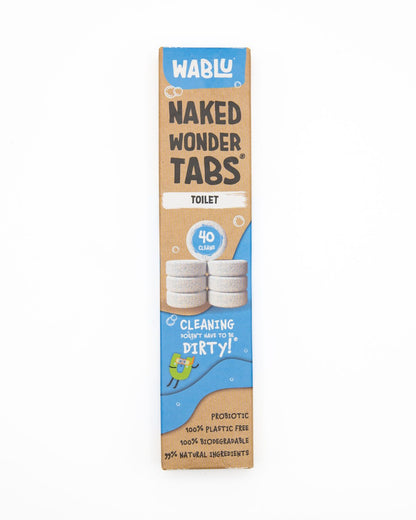 WABLU Naked Wonder Tabs® – Probiotic Toilet Tabs (40 Pack)