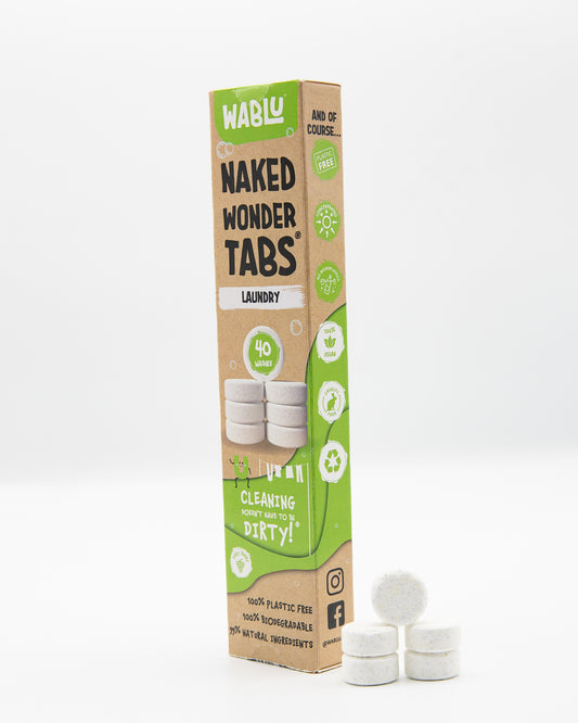 WABLU Naked Wonder Tabs® – Laundry Detergent Tabs (40 Pack)