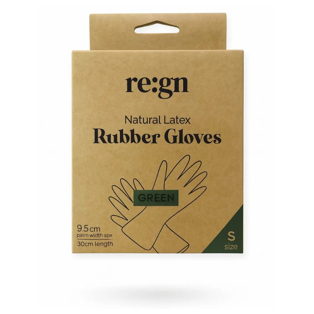 Eco-Friendly Natural Latex Reusable Rubber Gloves | Sizes S–XL