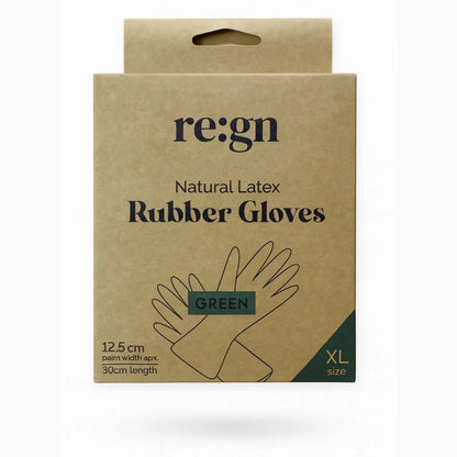 Eco-Friendly Natural Latex Reusable Rubber Gloves | Sizes S–XL