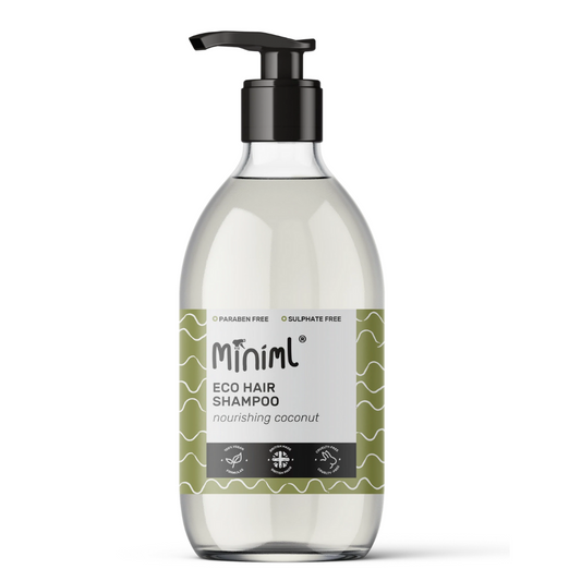 Eco Hair Shampoo Nourishing Coconut - 500ml Refillable Glass Bottle