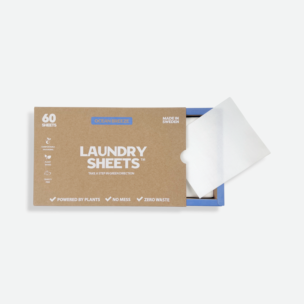 Laundry Sheets™ - Ocean Breeze Laundry Detergent (60 Sheets)