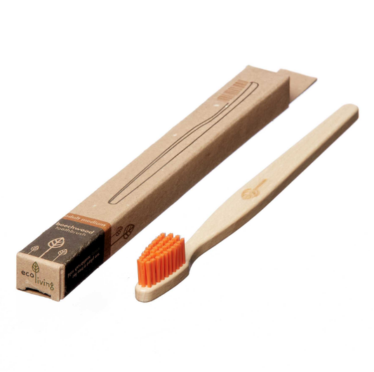 100% Plant-Based Beech Wood Toothbrush