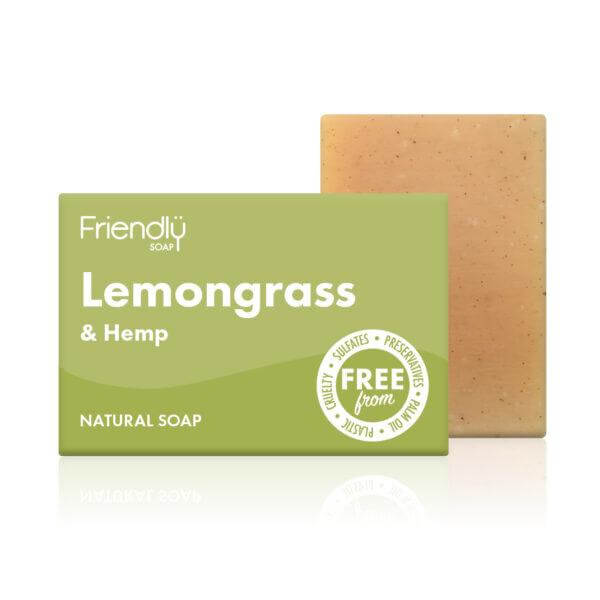 Lemongrass & Hemp Soap (95g) - Eco Earth Market