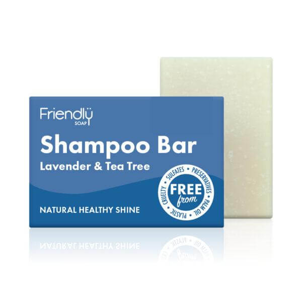 Lavender & Tea Tree Shampoo Bar (95g) - Eco Earth Market