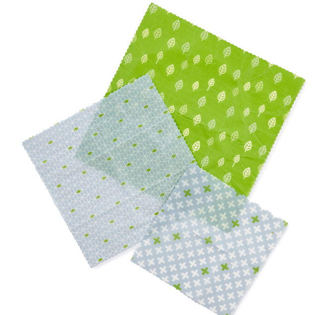 Vegan Reusable Food Wraps (3 Pack)